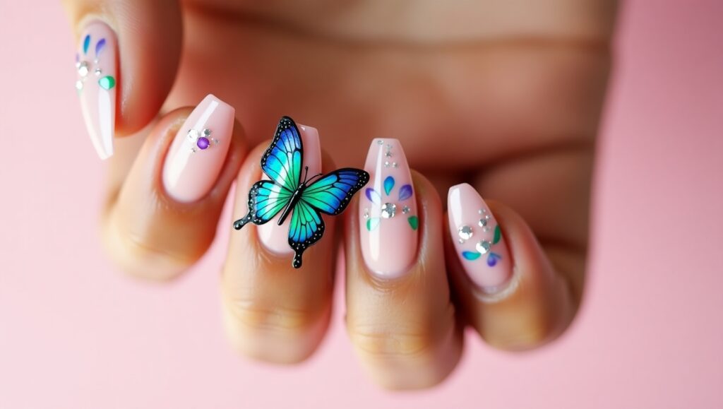 Butterfly Nails Are Trending