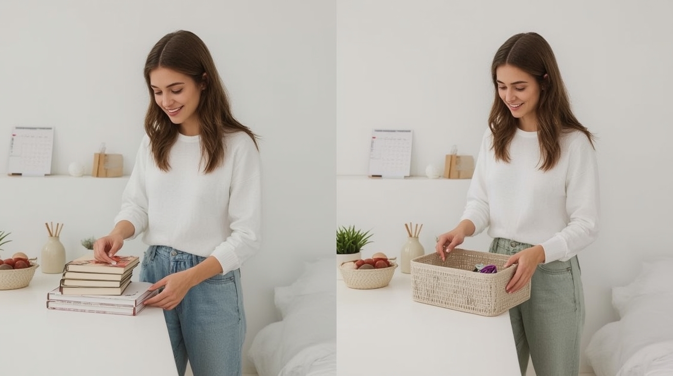 Declutter One Small Space Each Day