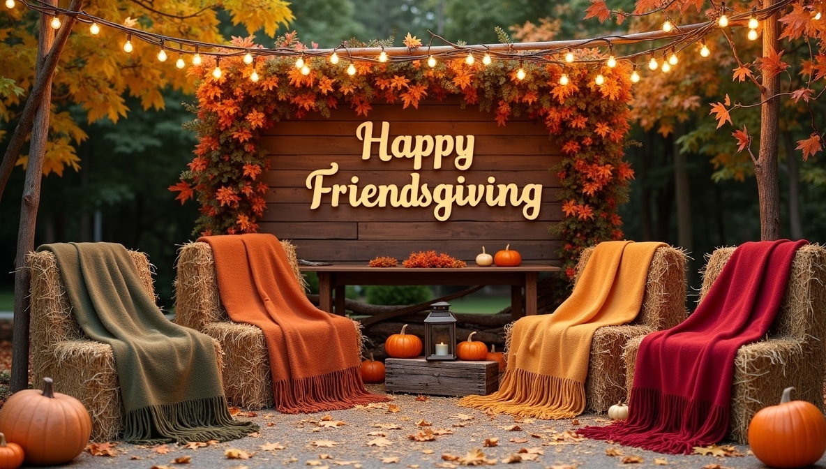 Friendsgiving Photo Backdrop