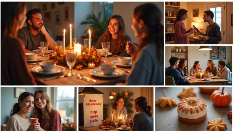 Friendsgiving decor and party ideas