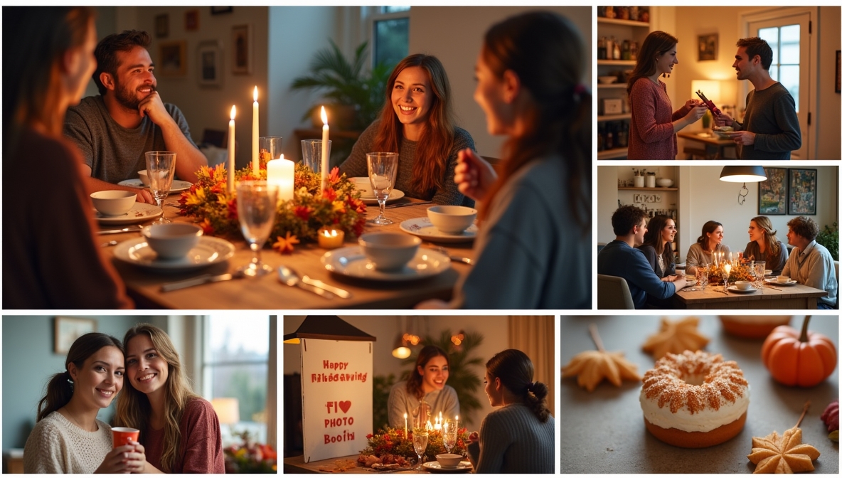 Friendsgiving decor and party ideas