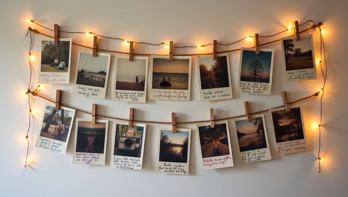Polaroid Memory Wall