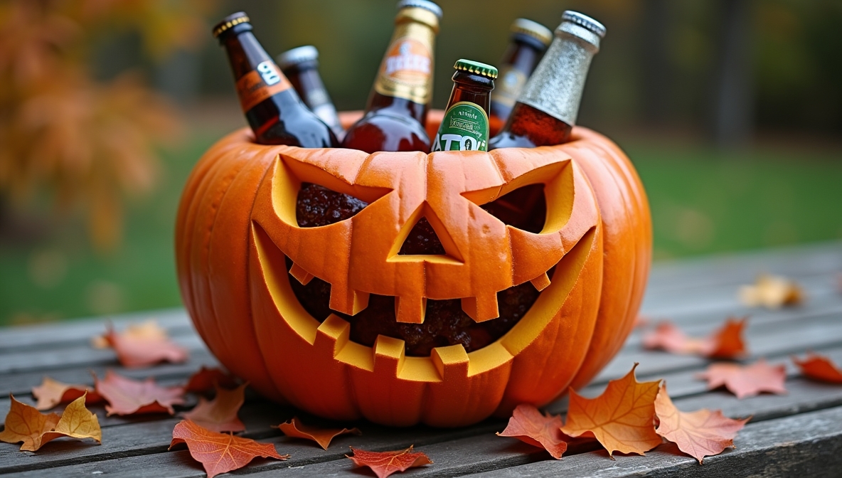  Pumpkin Drink Coolers