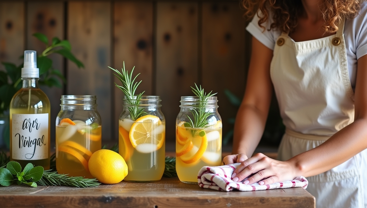 Use Scented Vinegar to Clean Surfaces