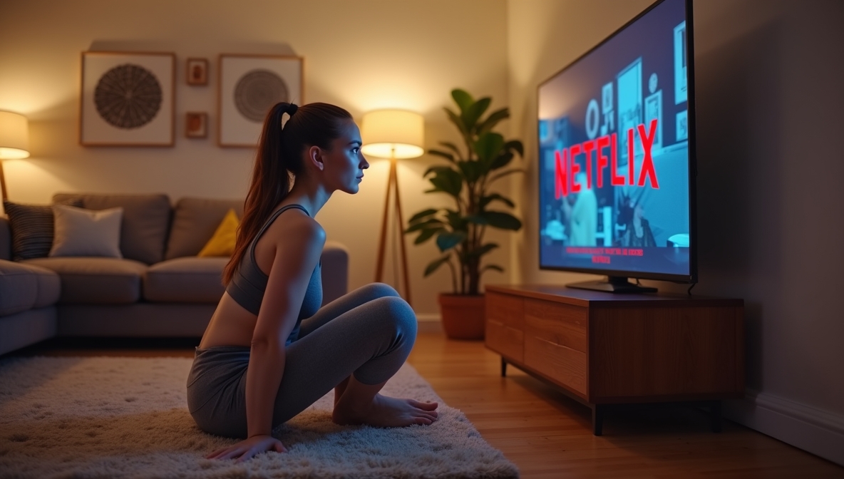 Wall Sits While Watching Netflix